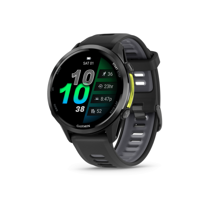 Forerunner970-CarbonGrayBlack-HR-Front-Left-0000-FRx970-47mm-Black-Hero-2