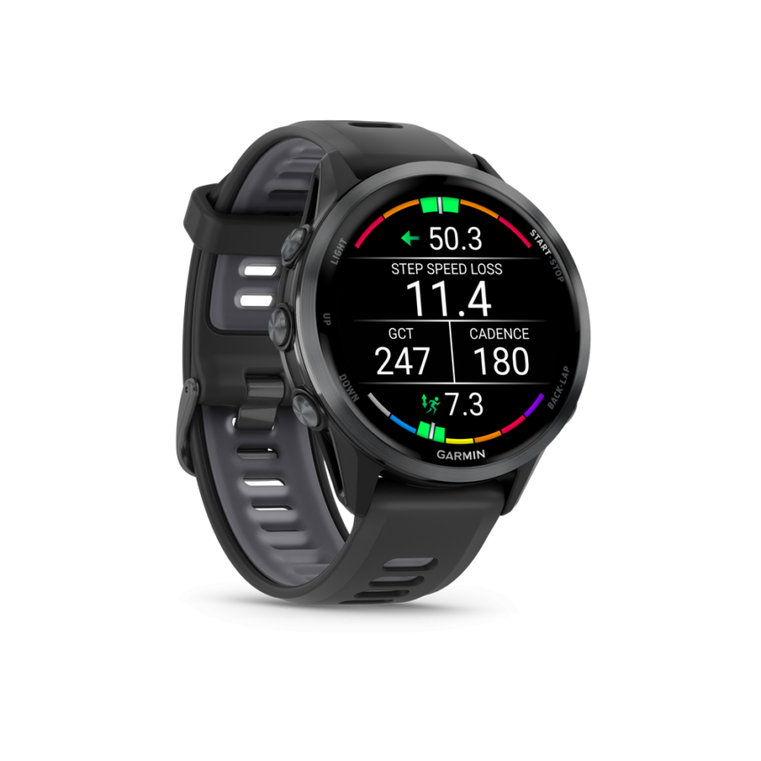 Forerunner970-CarbonGrayBlack-HR-Front-Right-0011-FR970-running-dynamics-stepspeedloss